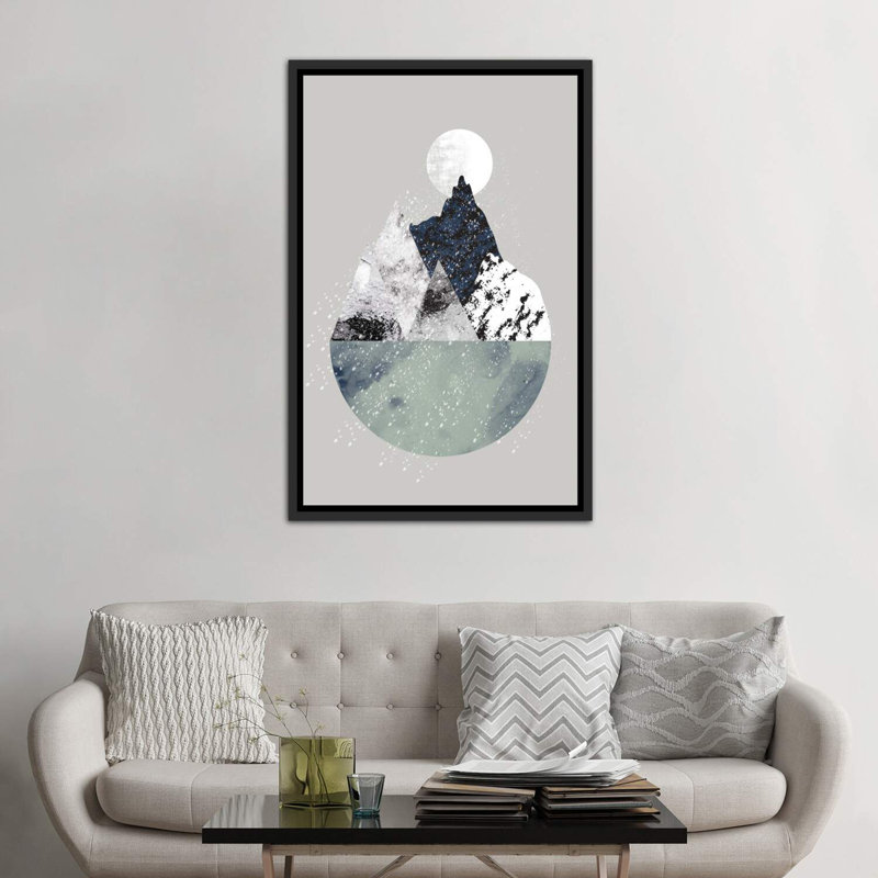 «Winter» - reproduction, H 60 po x l 40po x P 1,5 po, Toile avec cadre noir