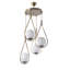 Lustre scandinave élégant, blanc et cuivre, 11,8 po x 11,8 po | Fabrication 100% métal avec peinture séchée au four et revêtement en culbutage | Douille E27, 40 W maximum | Parfait pour les salons et les salles à manger glamour-911505984-911505988