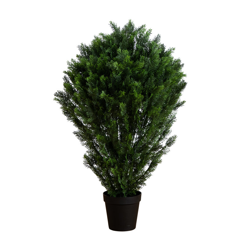 Cèdre artificiel résistant aux rayons UV (intérieur / extérieur), H 60 po x l 38 po x P 38 po