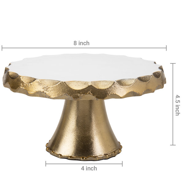 Luxe Classical Footed Cake Stand Medium – Nashi Home Resinware USA Site
