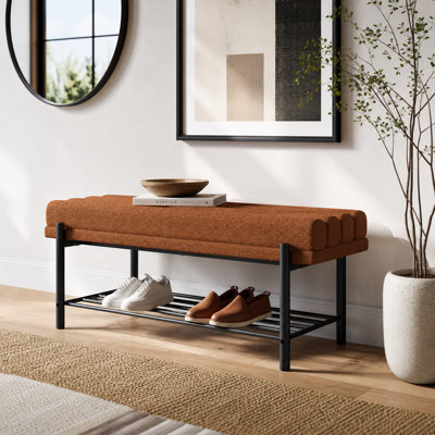 Tufted Upholstered Storage Bench