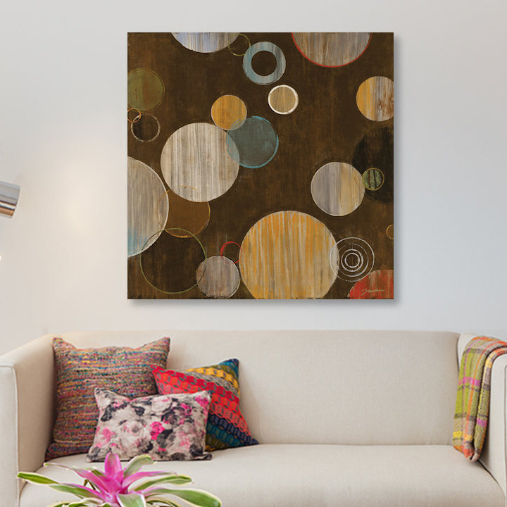 « chaleureux bubbles », reproduction sur toile, H 12 po x l 12 po x P 1,5 po, Toile tendue, Pas de tapis