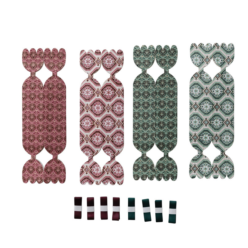 Whimsically Printed Paper Candy Gift Box