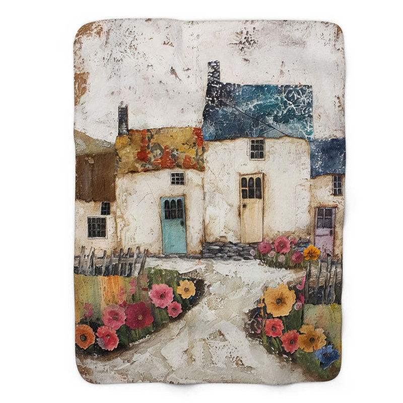 Marinas multicolores - couverture de qualité supérieure 1 pièce, L 60 po x L 80 po