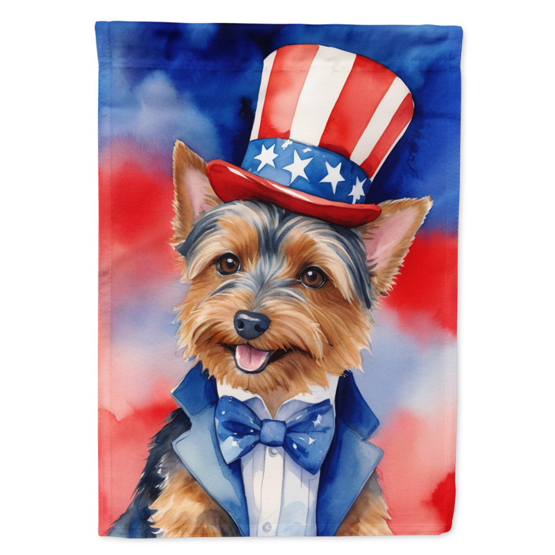 Drapeau patriotique du jardin américain, Terrier australien