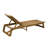 Vinita 78.75" L Reclining Acacia Wood Outdoor Chaise Lounge-281183331-528456019