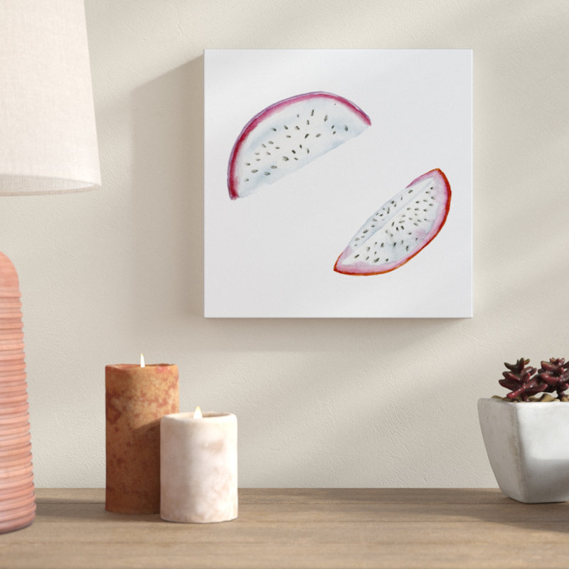 «Love Me Fruit II», peinture sur toile, H 12 po x l 12 po