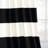 Uinta Metro Contemporary Contrast Striped Printed Room Darkening Cotton Curtains-Single Panel-935599030-935599039