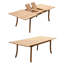 Ensemble de salle à manger 11 pièces teck Loehr-854213565-854213537
