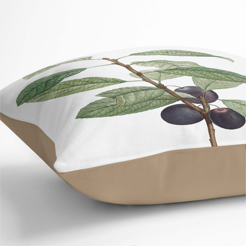 Square Throw Cushion, Stone, 40cm H x 40cm W x 15cm D