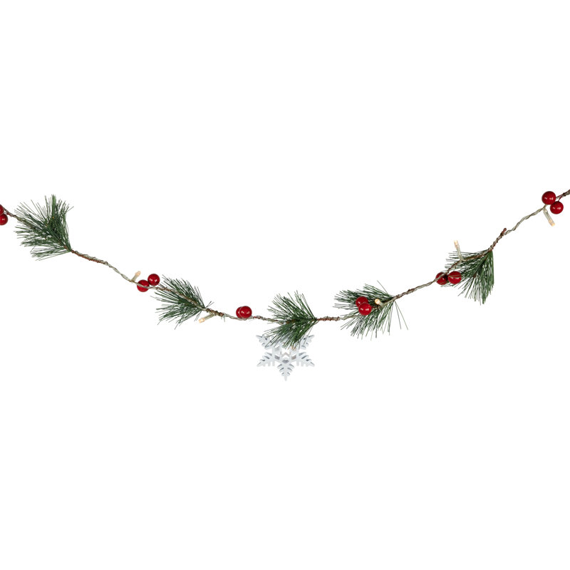 3.5'' in. Lighted Faux Garland