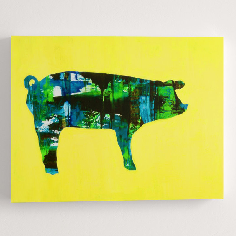 Animal Crossing VII Print, 54" H x 70" W, Glass Coat