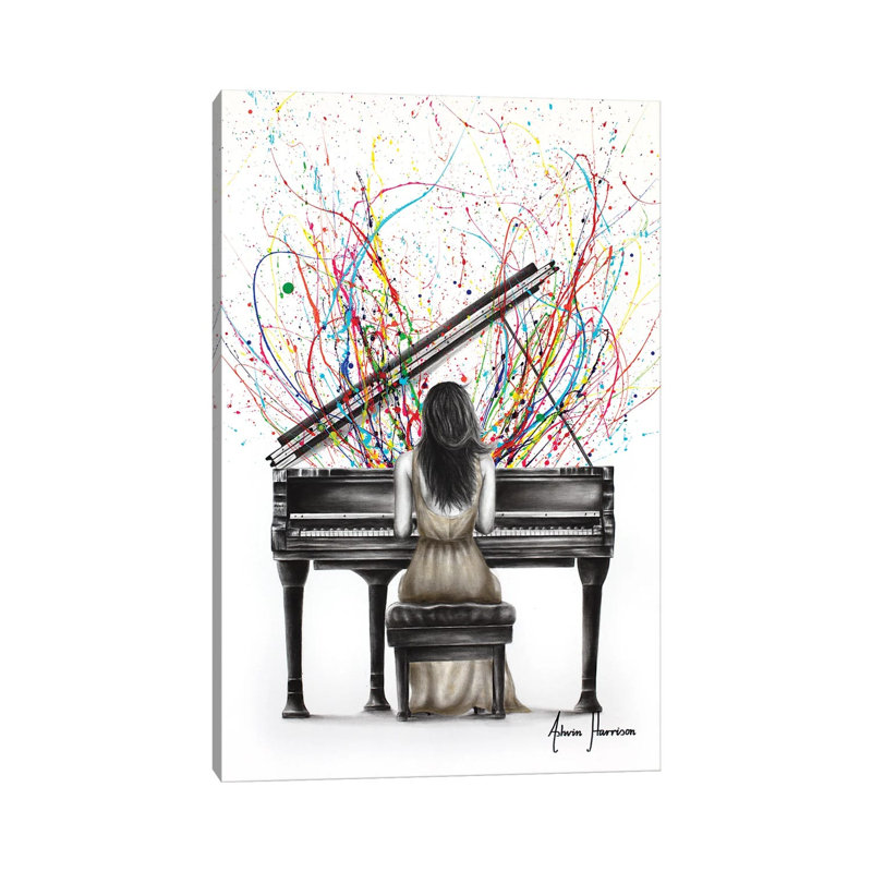 Estampe numérique sur toile Grand Piano