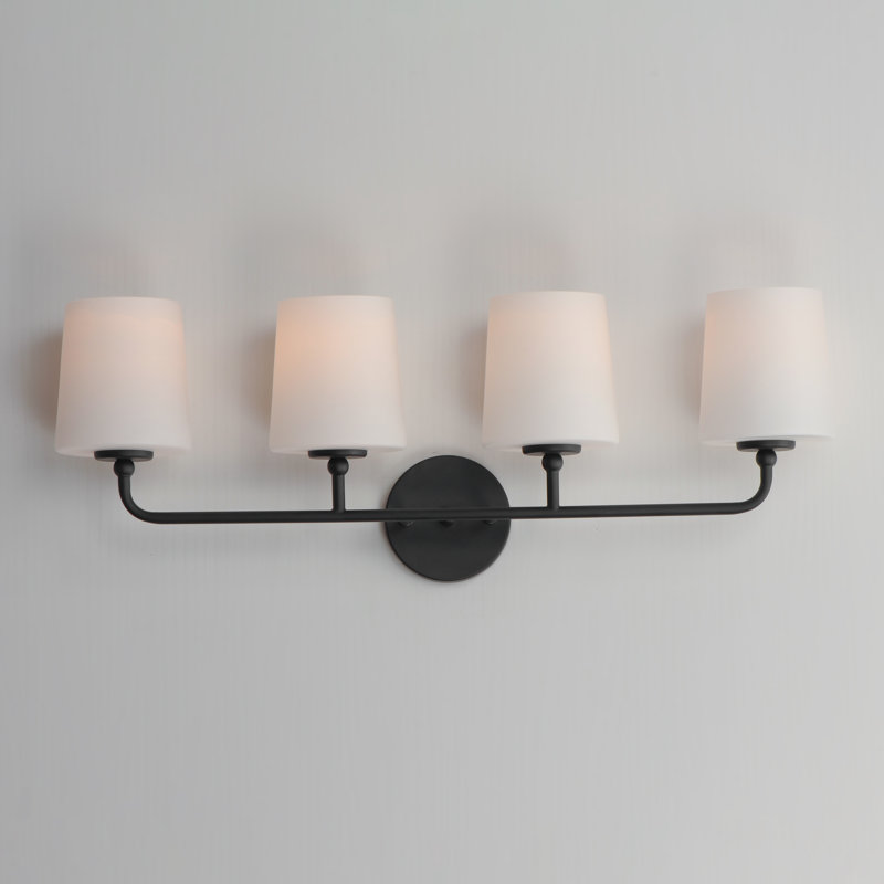 Arkady 4 - Light Dimmable Vanity Light, Black