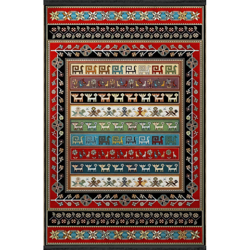 Tapis rectangulaire Xumar, Rectangle 2 pi 8 po x 5 pi
