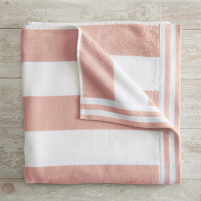 100% Cotton Cabana Stripe Oversized Beach Towels