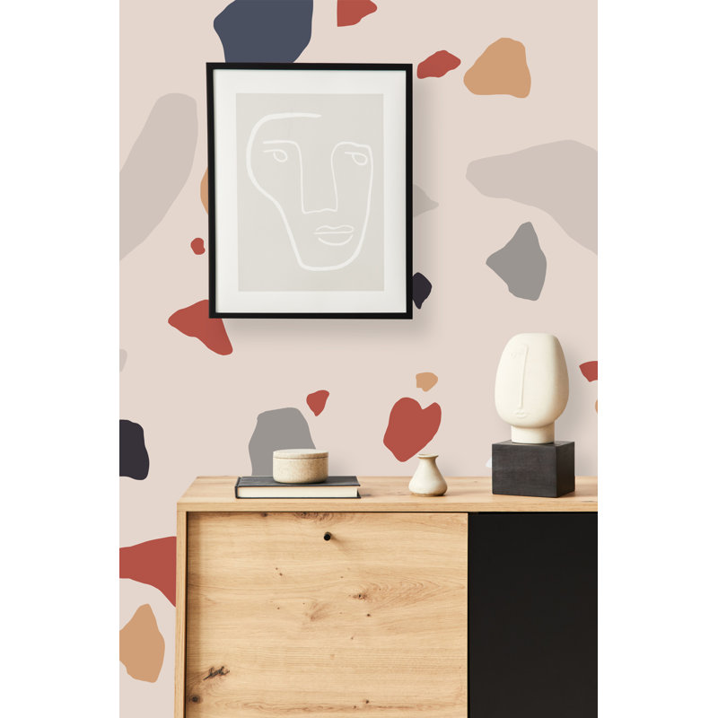 Rahsean Wall Mural, 8.34" L x 100" W, Paper