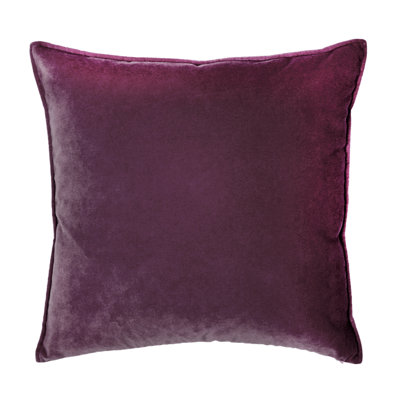 Franklin Washable Velvet Square Pillow Cover & Insert 