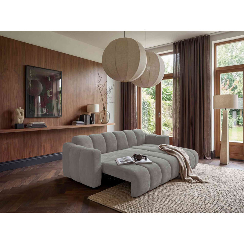 Michell 6 Seater Sofa Bed, Right Hand Facing, Gray
