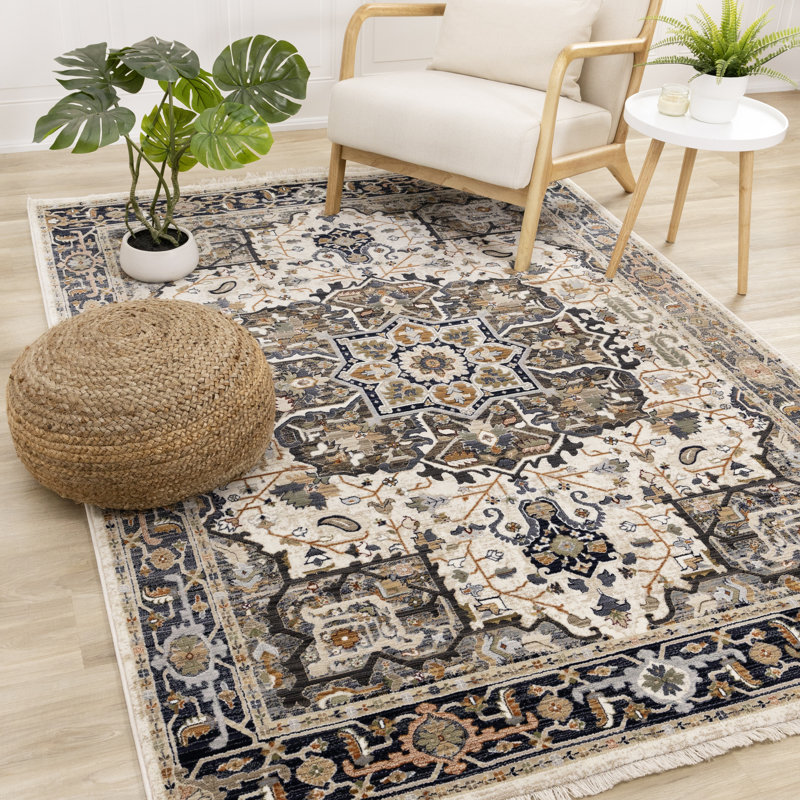 Tapis antidérapant Jovira, Rectangle 5 pi 3 po x 7 pi 10 po