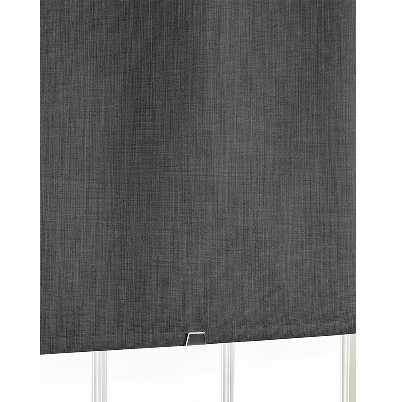 Room Darkening Roller Shade, 29"W x 64"L, Black