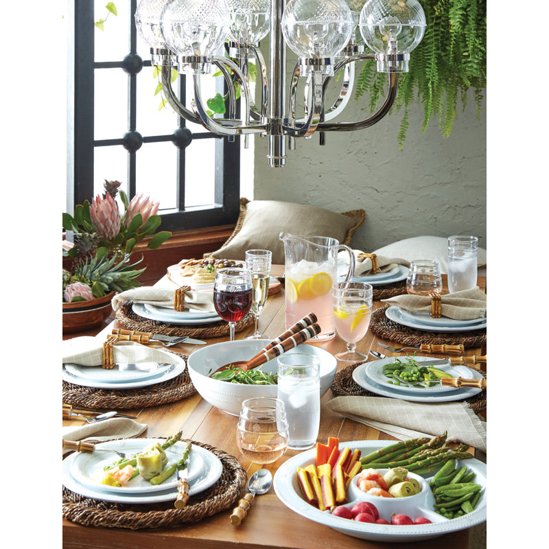 White Round Melamine Dinner Plate, 11" - Microwave & Freezer Safe