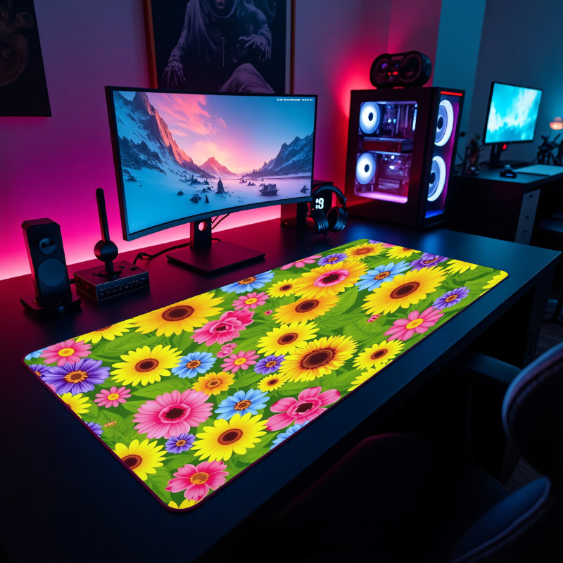Polyester Desk Pad, 31.5x15.5
