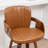 Youngstown Upholstered Swivel Counter Stool With Wood Frame-123200648