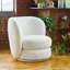 Forme Swivel Chair Boucle Swivel Armless Chair-1234210435