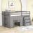 Gigel Kids Twin Loft Bed with Drawers-1887771781