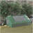 Outsunny 71" x 55" x 32" Mini Tunnel Greenhouse, Garden Planting Shed, Outdoor Flower Planter Warm House with Zipper Windows and Door, Green
