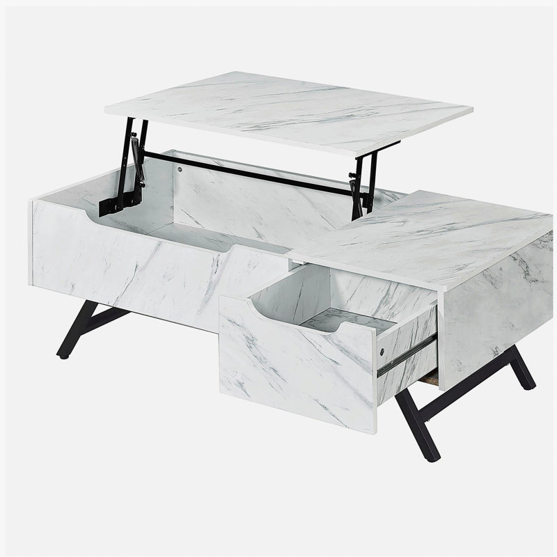 Table basse blanche