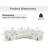 3-Pieces 210" Breathing Leather Power Reclining Theater Sectional With LED Lighting (Set of 3)-13803900