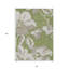 Tapis extérieur lavable floral 8 pi x 10 pi vert olive