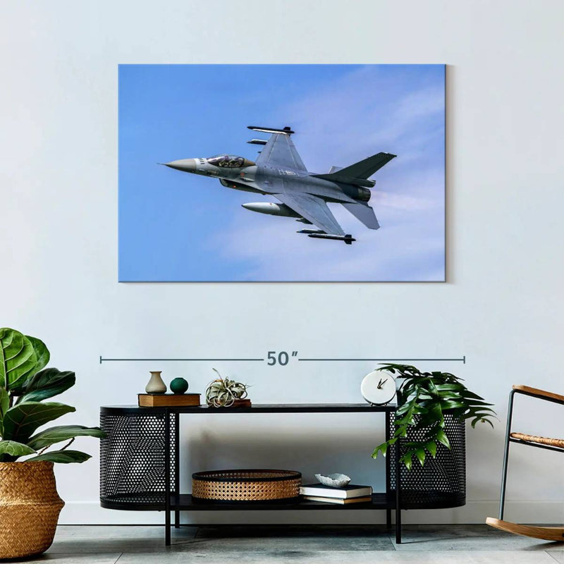 Mait Royal Netherlands Fighter Jet, 30" H x 45" W