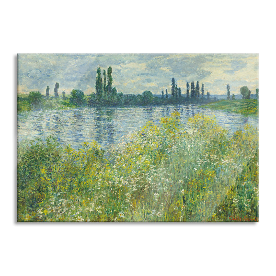 Glasbild Das Tal der Nervia von Claude Monet