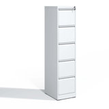 5 Drawer Vertical Metal File Cabinet with Lock for A4/Letter/Legal Storage Cabinet for Home Office