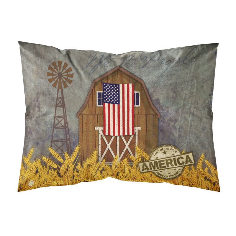 Patriotic Barn Land Microfiber