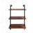 Versatile Industrial Pipe Shelf with Multiple Tiers and Hooks for Various Spaces