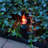 Electric Pathway Lights with 10 Flickering Orange Bulbs