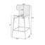 Ensemble de 2 tabourets de bar 28 pouces-419771709