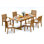 Sack Outdoor - Piece Teak Dining Set