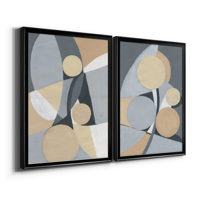 Millenium I - ensemble de 2 reproductions d'art, Pas de tapis, H 31,5 po x l 47 po x P 1,5 po, H 22,5 po x l 61 po x P 3 po