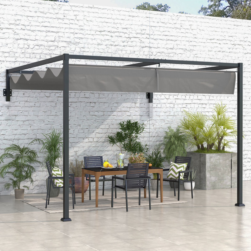 Brilea 2.97m x 3.97m Steel Pergola