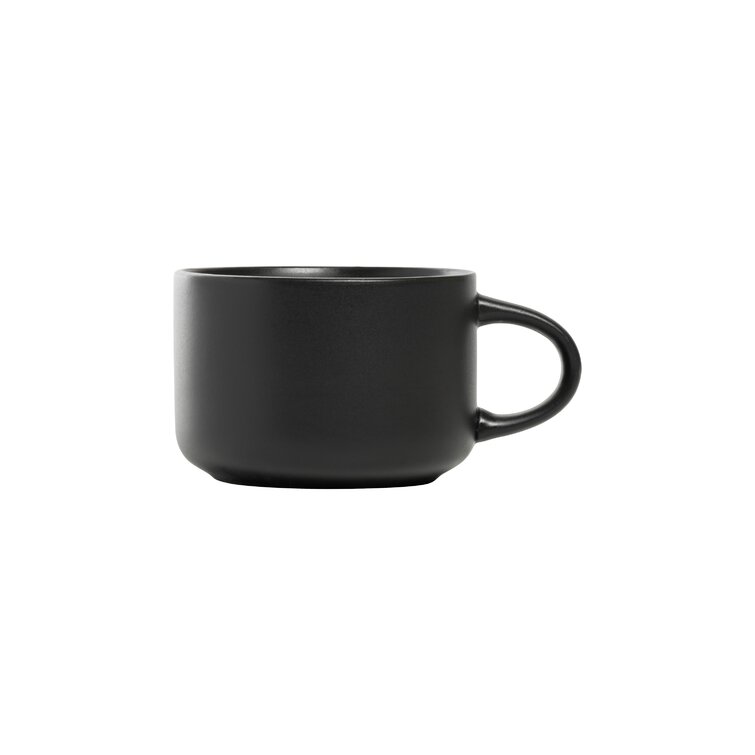 16 oz topeka latte mug - black [42189] : Splendids Dinnerware, Wholesale  Dinnerware and Glassware for Restaurant and Home