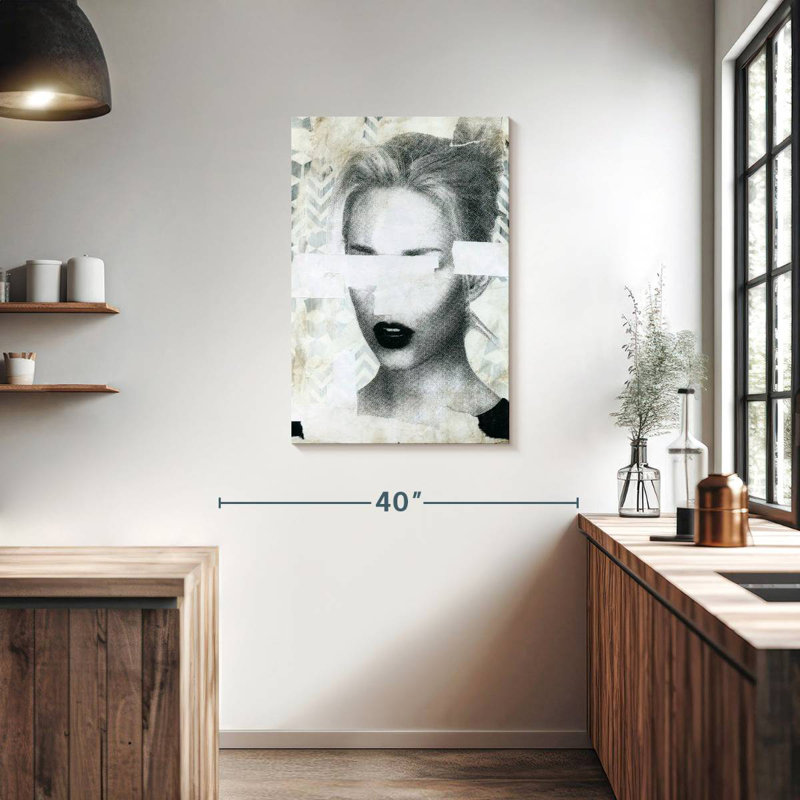 Leisha Torn I, 36" H x 24" W