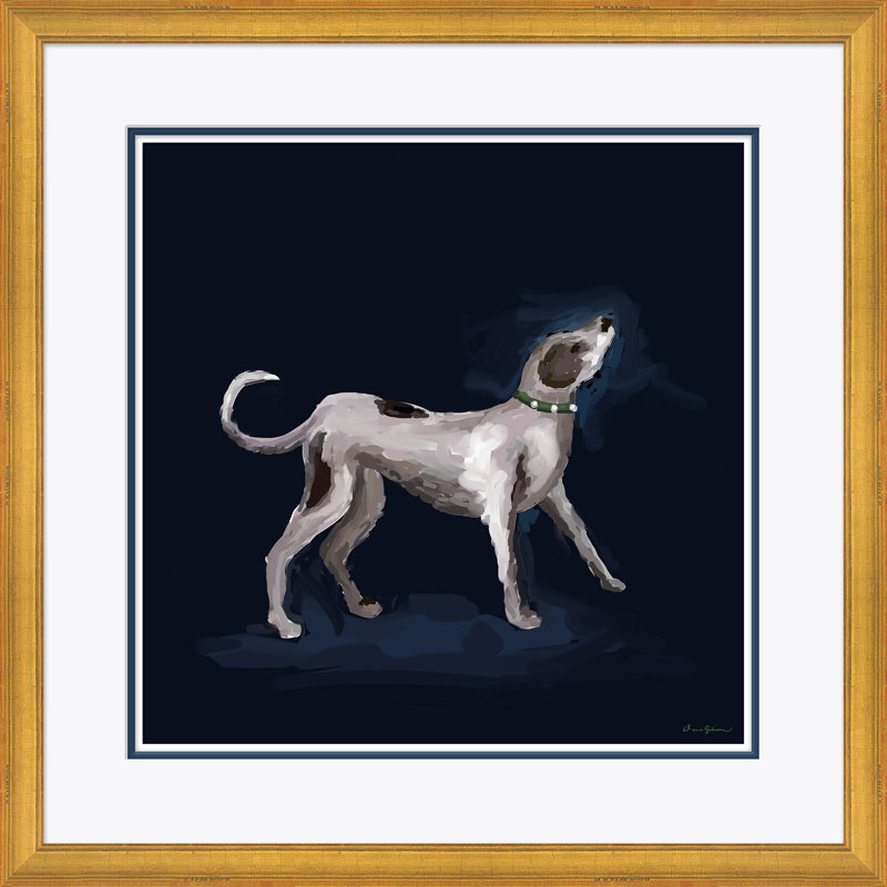 Courtly Pup Giclee Print by Dana Gibson