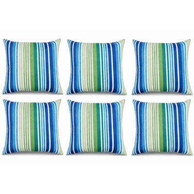 Indoor/Outdoor Square Throw Pillow Covers, 18"W x 18"L