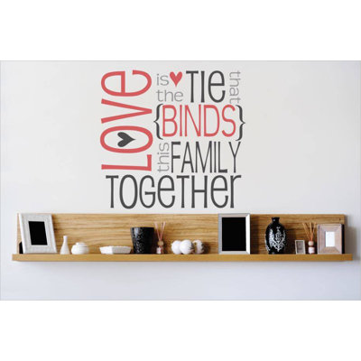 Text & Numbers Wall Decal