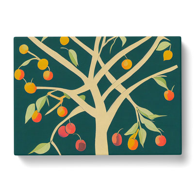 Fruit Tree Abstract - Wrapped Canvas